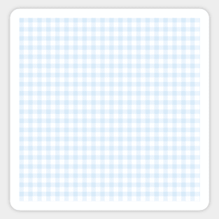 Arya Pastel Blue Gingham by Suzy Hager Sticker